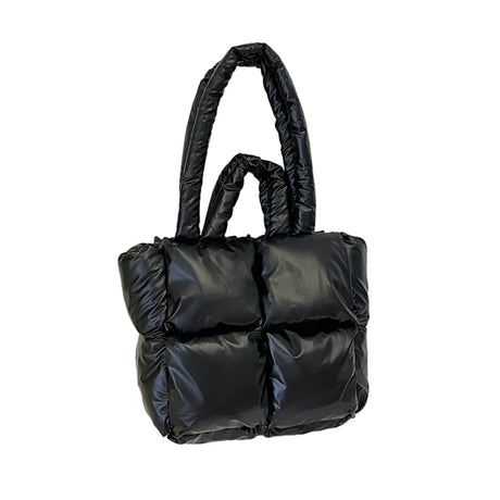 Black Shiny Cute Shoulder Bag