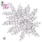 Shiny Rhinestone Bridal Headwear Sassy Chick Logo