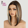 Short Bob 12" Ombre Synthetic Lace Wigs Sassy Chick Logo