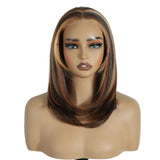 Short Bob Layered 6x4 Wear And Go Synthetic Lace Wigs