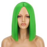 Short Bob Straight Colored Synthetic Party Wig