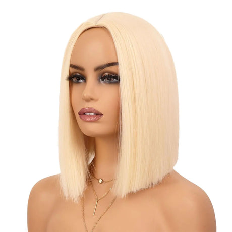 Short Bob Straight Colored Synthetic Party Wig