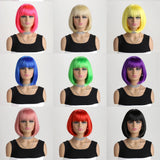 Collection of Short Bob with Bangs Heat Resistant Wig