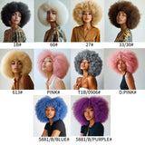 Collection of Short Curly Afro Wigs Premium Synthetic Wig