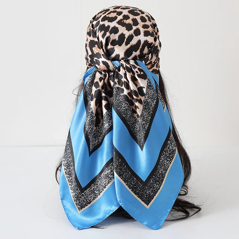 Silk 90cm Scarf Shawl Hijab Sassy Chick Logo
