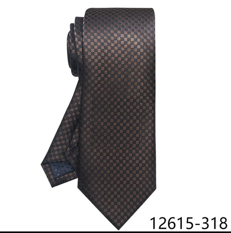 Brown Silk Blue Wedding Accessories Necktie