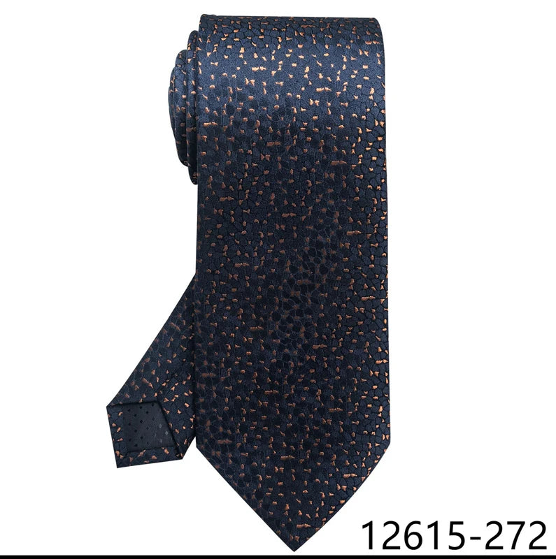 Black gold Silk Blue Wedding Accessories Necktie
