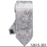 Gray Silk Blue Wedding Accessories Necktie