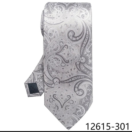 Gray Silk Blue Wedding Accessories Necktie