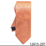 Orange Silk Blue Wedding Accessories Necktie