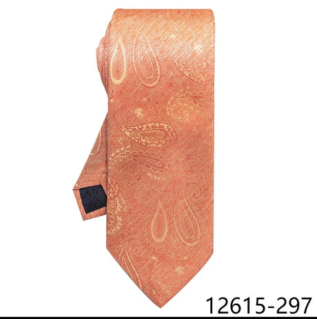 Orange Silk Blue Wedding Accessories Necktie