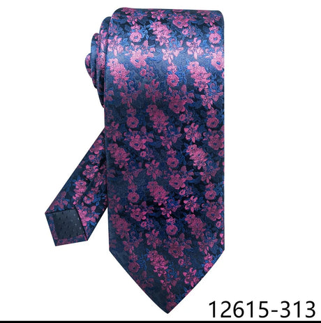 Blue Pink Silk Blue Wedding Accessories Necktie
