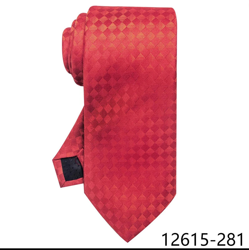 Red Silk Blue Wedding Accessories Necktie