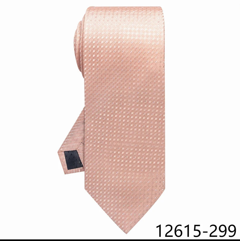 Pink Silk Blue Wedding Accessories Necktie