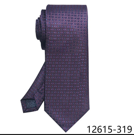 Purple Silk Blue Wedding Accessories Necktie
