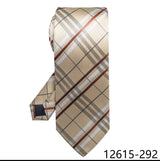 Brown Silk Blue Wedding Accessories Necktie