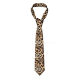 Silk Polyester Tiger King Neck Tie for Men browb