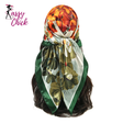 Silk Satin Paisley Wraps Bandana Sassy Chick Logo