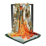 Silk Satin Paisley Wraps Bandana