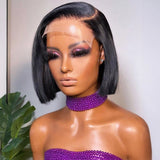 Silky Straight 13x6 13x4 Lace Frontal Human Hair Wigs