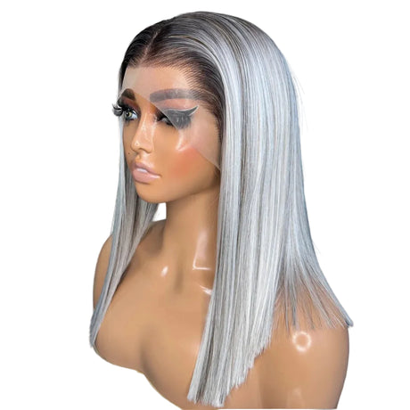 Silky Straight Highlights t 13x4 Futura Synthetic Lace Front Wigs