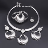 Silver Plated Luxury Jewelry Set