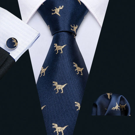 Sky Blue Hanky Cufflinks Set Jacquard Cyan Teal