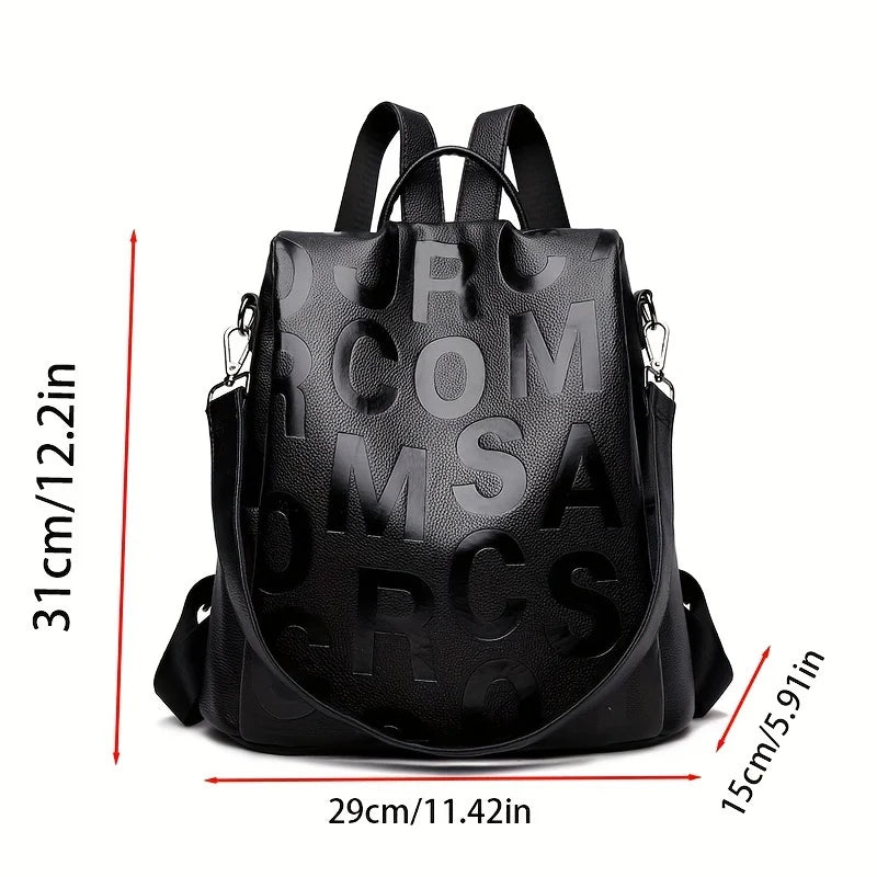 Size of Soft Leather School Bag