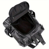 Compartment of Soft Leather School Bag