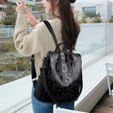 Model using Soft Leather School Bag