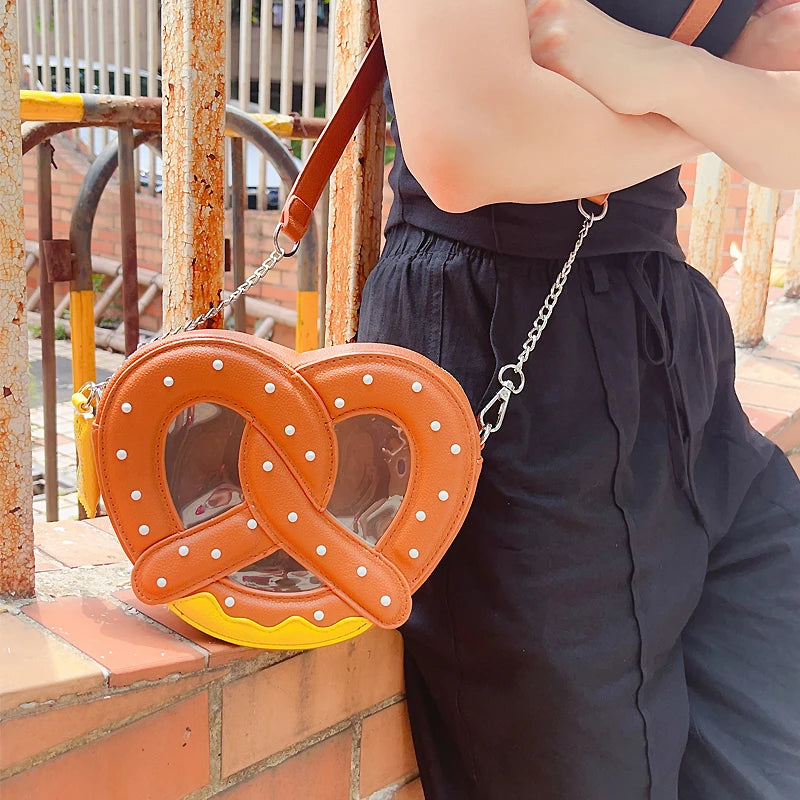 Mode using Soft Pretzel Design Shoulder Bag
