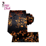 Solid Colors Silk Men Tie Sassy Chick Logo