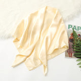 Solid Colors Silk Satin Headband Scarves