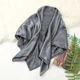 Solid Colors Silk Satin Headband Scarves