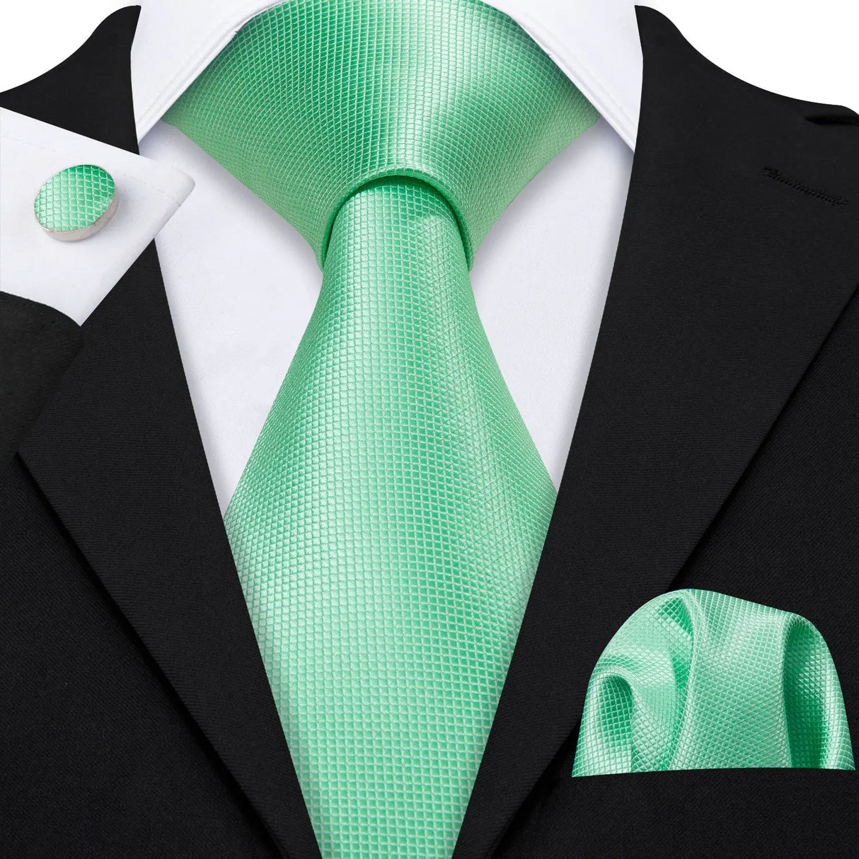 light green necktie set