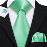 light green necktie set