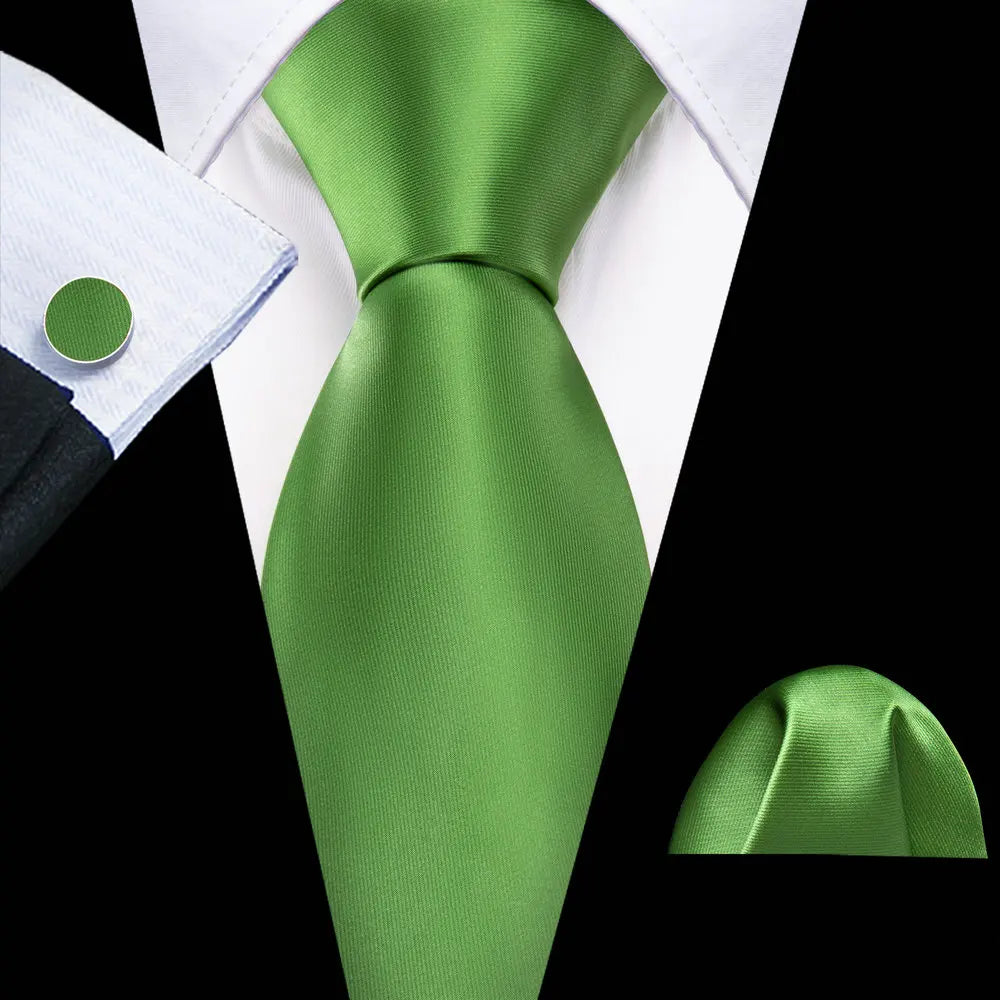 light green necktie set