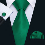 dark green necktie set
