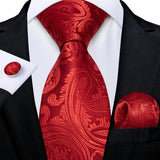 Solid Striped Paisley Neckties For Men