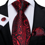 Solid Striped Paisley Neckties For Men