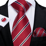 Solid Striped Paisley Neckties For Men
