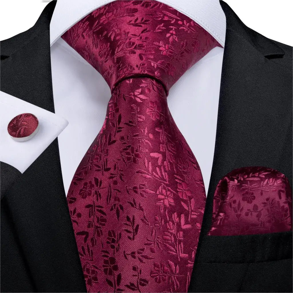 Solid Striped Paisley Neckties For Men