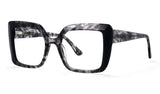 Spring Hinge Square Eyewear black