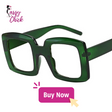 Square Anti-Blue Light Eyewear Sassy Chick Logo