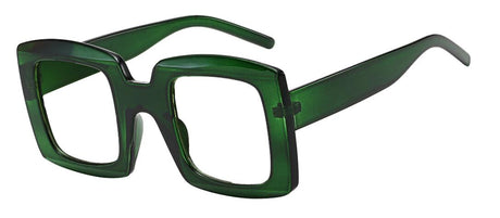 Square Anti-Blue Light Eyewear green