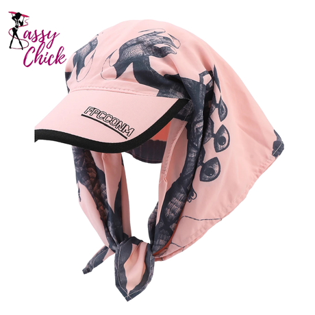 Square Hat Bohemia Bandana Retro Hair Accessories Sassy Chick Logo