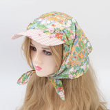 Green Square Hat Bohemia Bandana Retro Hair Accessories