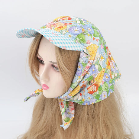 Multicolor Square Hat Bohemia Bandana Retro Hair Accessories
