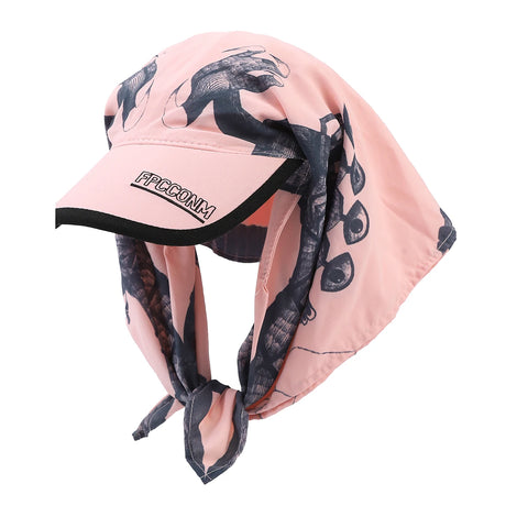 Black Pink Square Hat Bohemia Bandana Retro Hair Accessories