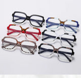 Collection of Square Large Frame Resin Presbyopic Eyeglass